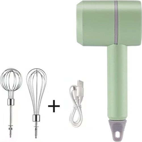 Portable Wireless Electric Food Mixer Hand Blender Dough Blender Egg Beater Baking Hand Mixer Kitchen Accessories