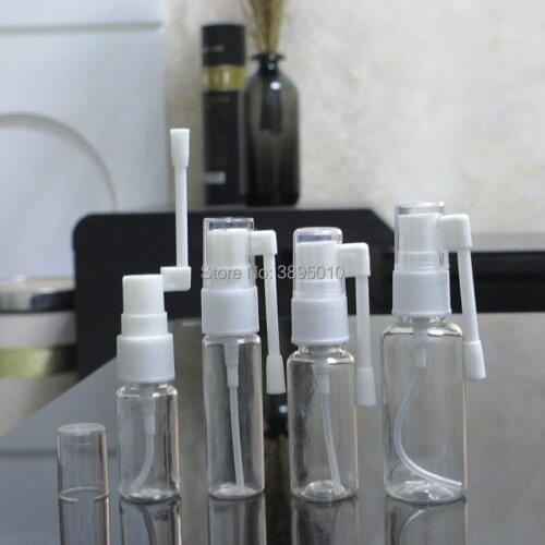 10ML Empty Plastic Nasal Bottle Small Rotation Mist Spray Bottles Nose Pharmaceutical Medicine Atomizer F626