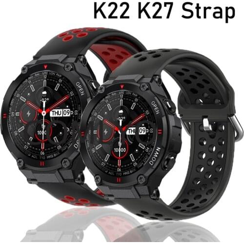 Wrist Band Strap For K22 K27 Smart Watch Strap Band Silicone Bracelet Replacement Belt