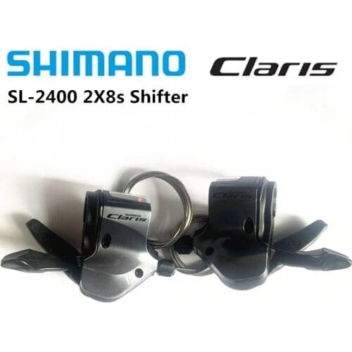 Shimano Claris R2000 2400 Shifter 2x8 Speed Road Bike Parts Shifter Lever 16s SL-R2000 Shift A Pair Original Bicycle Accessories