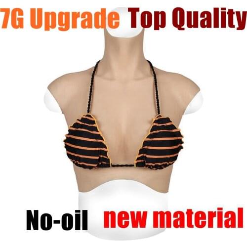 7G New Upgrade Top Quality Fake Artificial Boob Realistic Silicone Breast Forms Crossdresser Shemale Transgender Drag Queen