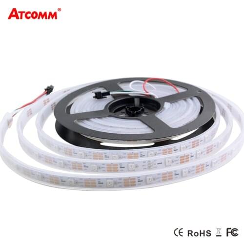 WS2812 IC DC5V RGBW SMD 5050 LED Strip Light Waterproof IP67 30 60 LEDs/m 4m 5m LED Ribbon Ultra Bright High Quality Flexible