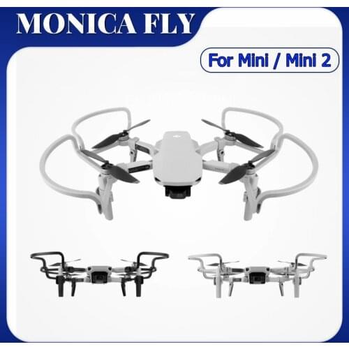 Dron Landing Gear Propeller Guards with Landing Gears Propellers Shielding Rings Protectors for DJI Mavic Mini / Mini 2 Drone