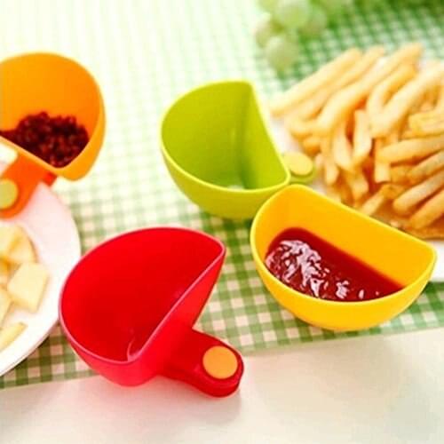 1 PC Creative Seasoning Bowl Dishes Flavored Salad Sauce Box Dining Companion Sugar Flavor Eco-Friendly Kitchen Tool Dropship
