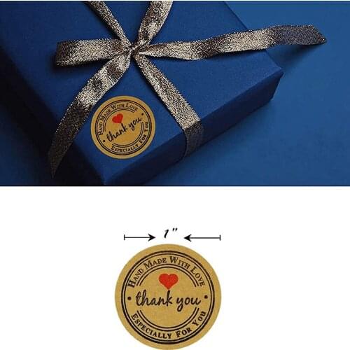 AF89 10 Rolls Thank You Stickers Roll Decorative Stickers Roll for Packaging Bags, Boxes, Envelopes, Gifts for Decoration