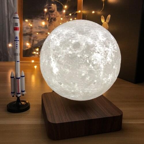 3d magnetic levitation moon lamp Galaxy Moon Light Kids Night Light 3 Color Change Touch Galaxy Light as Gifts