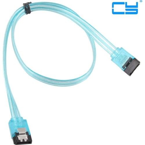 5pcs Super Speed SATA 3.0 III Sata 3 SATA3 6GB/s Hard Disk Drive Cable Blue Durable 50cm cable SATA Cable