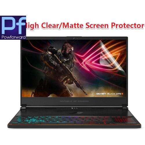 5pcs/pack Clear/Matte Notebook Laptop Screen Protector Film for Asus ROG Zephyrus S GX531 / Asus ROG Zephyrus S GX502 15.6 inch