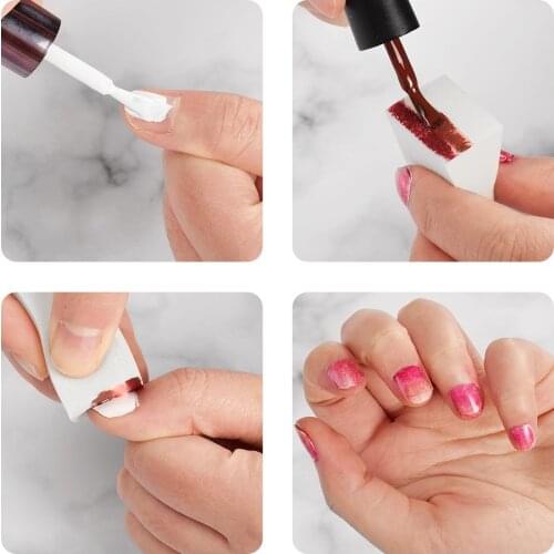 50PC Soft Triangle Nail Art Transfer Sponge Gradient Coloring Stamping Stamper Painting Image Stamp Foam DIY Polish Gel UV Tool