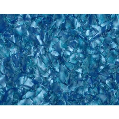 Acrylic/PMMA Pearlescent Mineral Crystal Sheets 3.0mm for Jewelries, Crafts, Art Works, Decoration - Indigo (DH13)