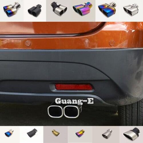 Car styling muffler exterior end pipe outlet dedicate stainless steel exhaust tip tail For Suzuki Vitara 2016 2017 2018 2019