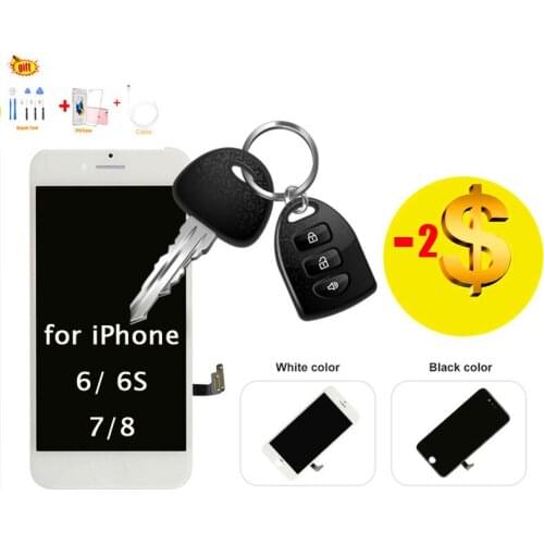 [Free Gift] for iPhone 6 6S 7 8 Screen Display Replacement for Apple 7 Pantalla for iPhone66S78 with Retail Package Repair Tool