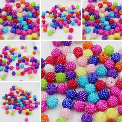 10,12,14,18mm Multi Bayberry Beads Imitation Pearl Beads Round Loose Beads Fit Europe Beads Jewelry Making DIY Accessories