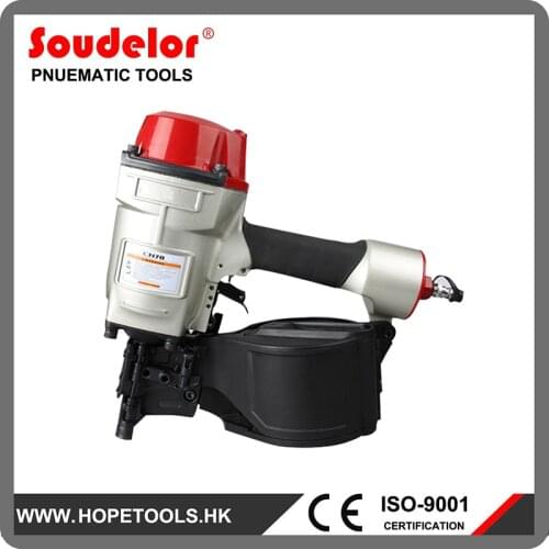 CN70 Coil Nailer Popular 225-300nails Quick Nail Gun Air Pneumatic Nailing Tools