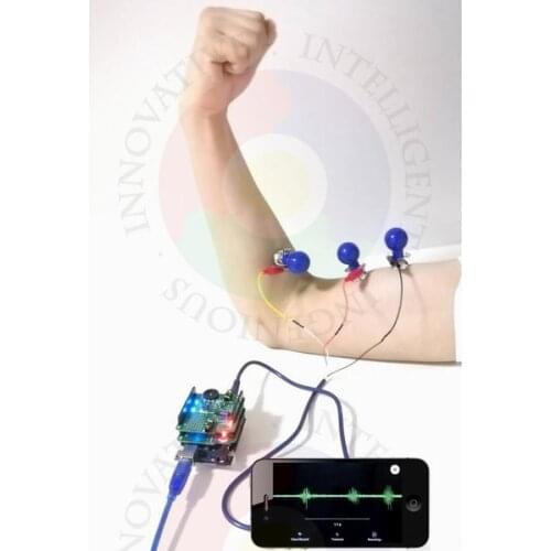 EMG EMG sensor, compatible with myoWare/SparkFun, open source software EMG