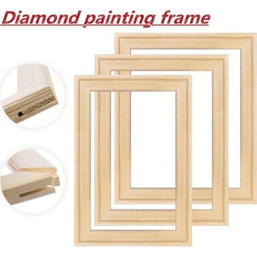 DIY Wood Frame Diamond Embroidery Accessories Diamond Painting Frame Tools Family Multifunction Picture Frame Print Photo Frame