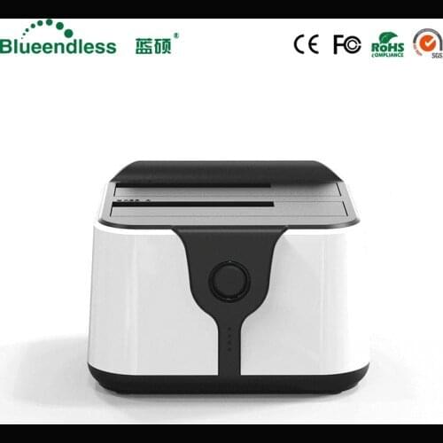 2-Bay Hdd Docking Station Box Sata Usb 3.0 Hdd Enclosure Sata Usb Hard Drive Case Plastic Sata Clone Hdd 2.5 3.5 Inch Case Hd