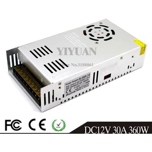Single Output Power Supply DC12V DC24V DC27V DC30V DC32V DC36V DC42V DC48V DC60V 360W Driver Transformers 220V 110V AC DC SMPS