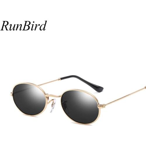 Round Circle Metal Sunglasses Men Women Brand Design Sunglass Retro Vintage Oval Sunglasses Mirror Lens High Quality UV400 1511R