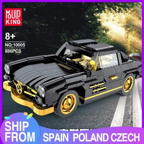 MOULD KING Building Blocks High-Tech Car The 300SL Gullwing Car Bricks Model Kids Educational Toys Christmas Birthday Gifts