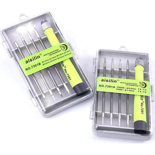 5 In 1 Precision Screwdriver Set Phillips and Torx Double Head Screwdriver Hand Tool Set for Mobile Phone Computer Repair Tools