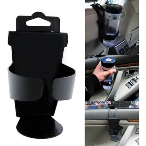 New Black Universal Door Seat Clip Mount Drink Bottle Cup Holder Car Truck Boat