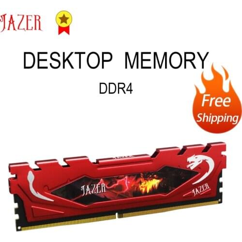 JAZER Memoria DDR4 Ram 3000MHz 3200MHz 2400MHz 2666MHz 4GB 8GB 16GB DDR3 1600MHz DIMM Desktop Memory