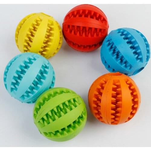 Pet Dog Rubber Toy Leaking Ball Molars Bite-resistant Non-toxic Mint Flavor Cross-border Hot Selling Pet Supplies
