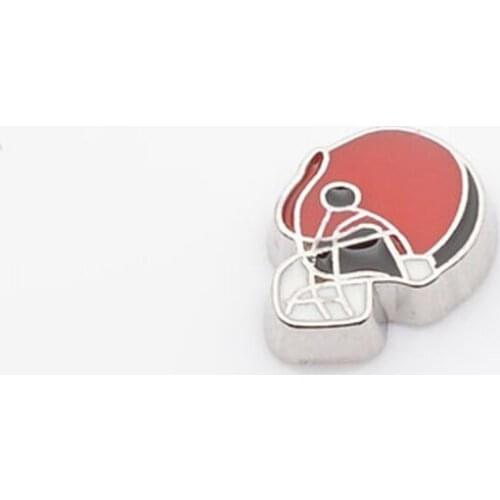 Helmet, Floating charms,Fit floating charm lockets, FC0096