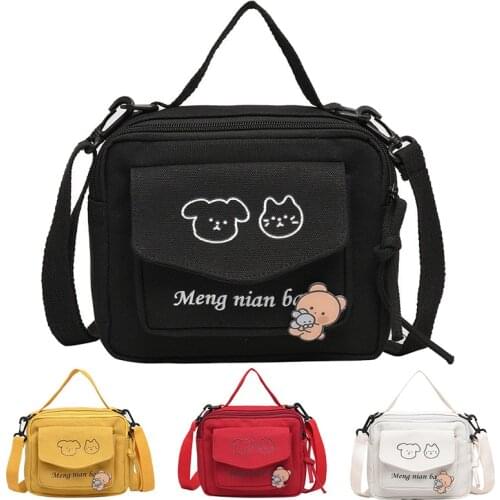 Multifunctional Large Capacity Womens Messenger Bags Fashion Canvas Ladies Handbag Shoulder Bag for Teenager Girls Travel Pack