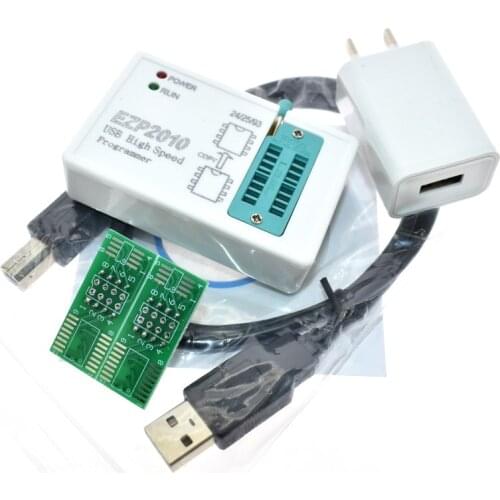 Suq EZP2010 high-speed USB SPI Programme + IC Test Clips socke Support 24 25 93 EEPROM 25 Flash BIOS Chip