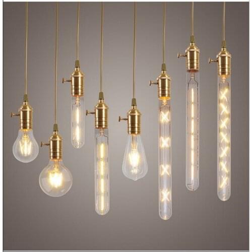 4W 6W 8W E27 LED Edison Bulbs Vintage Filament Bulb Warm White Energy Saving Edison Bulbs Indoor For Home Decoration Lighting