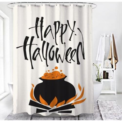 Halloween Weries Shower Curtain Waterproof And Mildew Proof Shower Cloth Bathroom Bathroom Door Curtain Partition