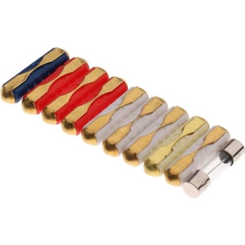 10 Pieces European Ceramic Fuse 23x5mm 8A 10A 16A 20A 25A Fuse Tube