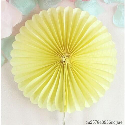 100pcs Paper Fans Diy Backdrop Decor for Party Decoration Bridal Shower Wedding Party Favors