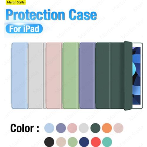 For iPad Pro 12.9 11 Case 2021 2020 Funda For Ipad Air 4 2 3 8th Tablet Case Cover On Ipad Mini 5 4 10.2 10.5 9.7 Soft Protector