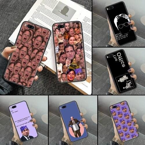 TV The Office Phone case For Xiaomi Mi Max Note 3 A2 A3 8 9 9T 10 Lite Pro Ultra black luxury funda silicone back 3D coque