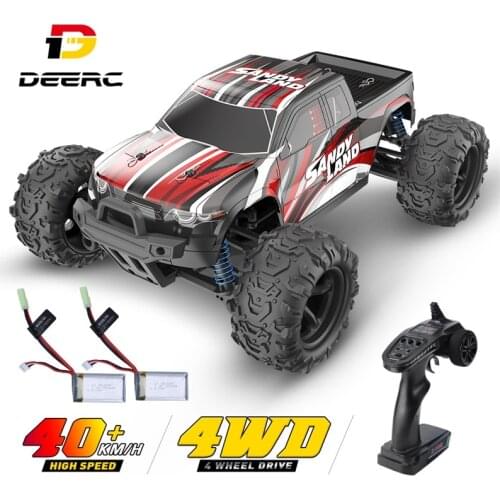 DEERC 1:18 RC Cars 2.4G 4WD Remote Control Car High Speed 40KM/H Off Road Monster Trucks 4x4 Drive Car Toy Child Boys Gift 9300
