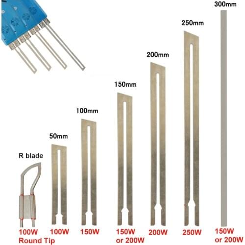 1PC High Quality 5/10/15/20/25CM R Blade Nickel-Chromium Alloy Electric Hot Knife Spare Blade For Hot Cutting Machine Accessory
