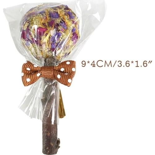 Rose Petal Grass Ball Chew Toy Apple Branch Molar Stick Pet Supplies Suitable For Hamsters Rabbits 10Pcs Toys