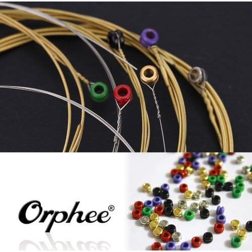 Orphee TX620 6pcs Acoustic Folk Guitar String Set (.010-.047) Phosphor Bronze Extra Light guitar string guitar accessories