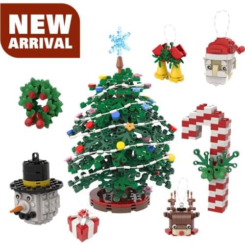 Moc Creator Expert Christmas Tree Decorations Decoration Model Building Blocks Ideas Childrens Toys Boy Toys Christmas Gifts