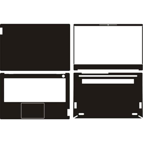 Laptop Sticker Skin Decals Carbon fiber Cover Protector for Lenovo ThinkBook 14s-IWL 14"