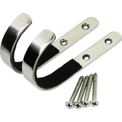 Gun Wall Mount Storage Rack J-Hook Rifle Shot gun Anti-Scratch New Stainless steel gun rack for AR15 M4