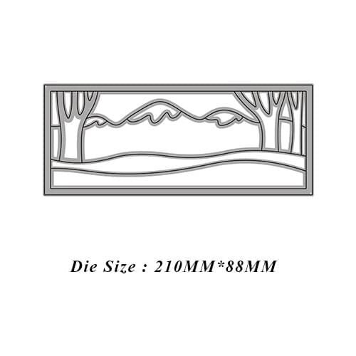 JMCRAFT 2021 New Arrival Background Stencil #1 Metal Cutting Die For Scrapbooking Practice Hands-on DIY Album Card Handmade Tool