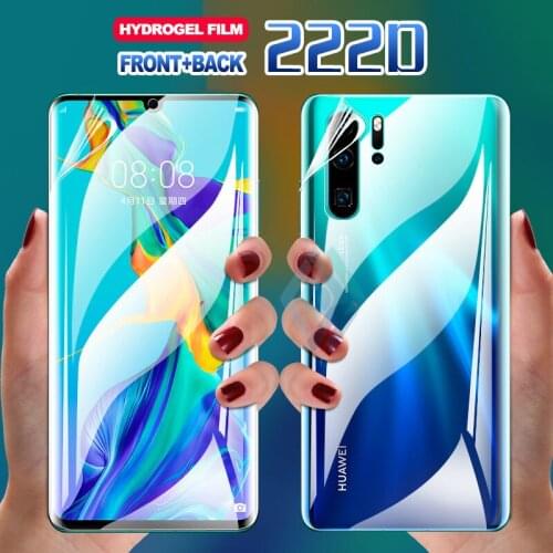 Front + Back Soft Hydrogel Film For Huawei Honor 20 20i S 8X 10 Screen Protector Film On Huawei P30 P20 Lite Pro Nova 5T 6 Film