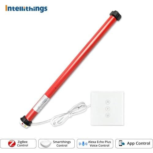 Zigbee Roller Shade Switch with Motor For 38mm Tube SmartThings Control Electirc Blind