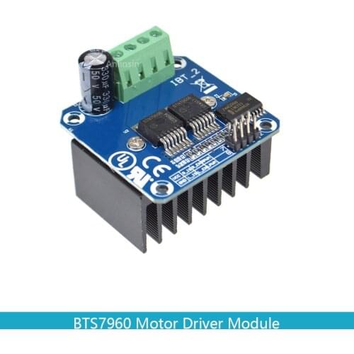 Double BTS7960/BTN7960 43A H-bridge High-power Motor Driver module board diy smart car Current diagnostic
