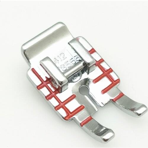 Genuine Metal 1/4" Piecing Quilting Red Mark foot For Husqvarna Viking #4127855-45 5BB5146