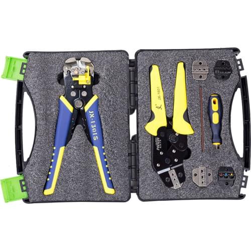 5 in 1 Professional Wire Crimpers Engineering Ratcheting Terminal Crimping Plier Bootlace Ferrule Crimper Tool Cord End Terminal